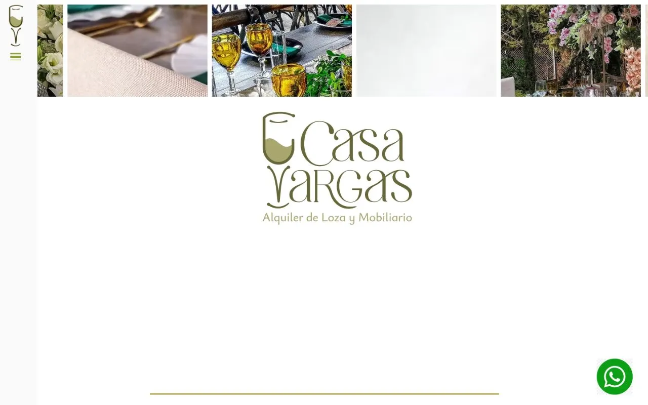 Página web de Casa Vargas Alquiladora en Morelia, actualizada por Glovanova